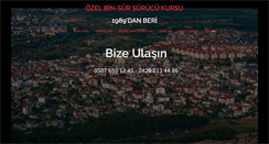 Desktop Screenshot of binsursurucukursu.com